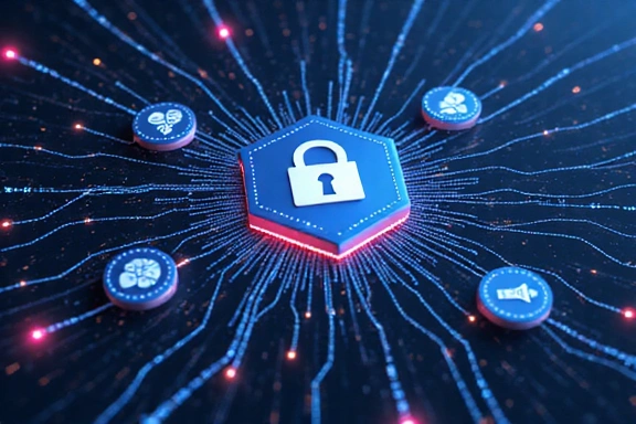 Illustration of data privacy and security