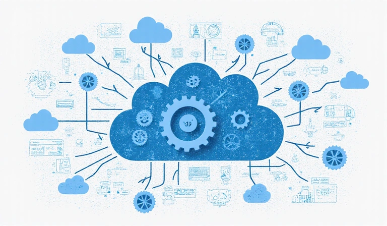 Custom tailored cloud solution concept